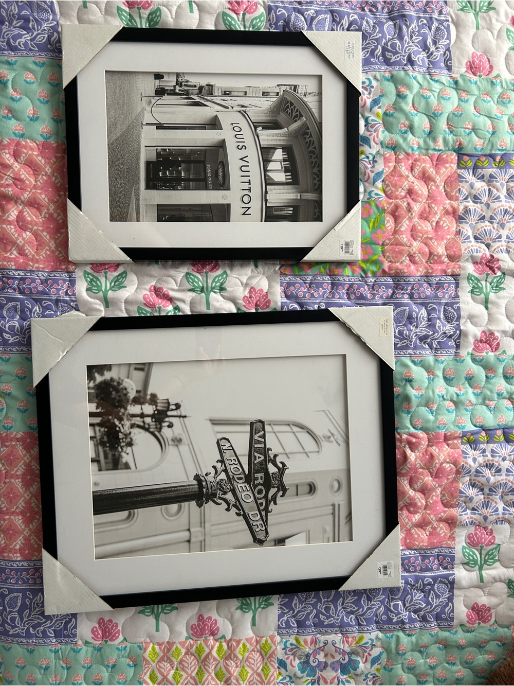 Black Framed Wall Art Set – Neutral Black Frames by At Home